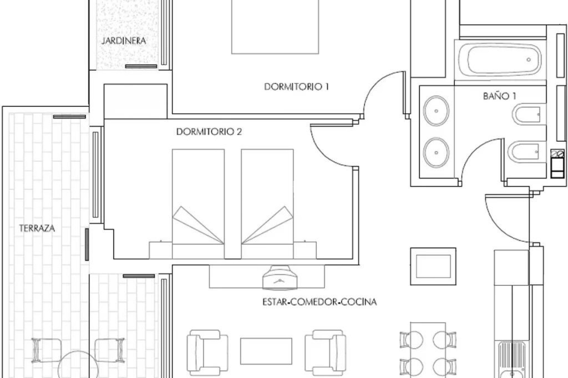 Obra nueva - Apartamento / piso - Vera - Puerto del Rey