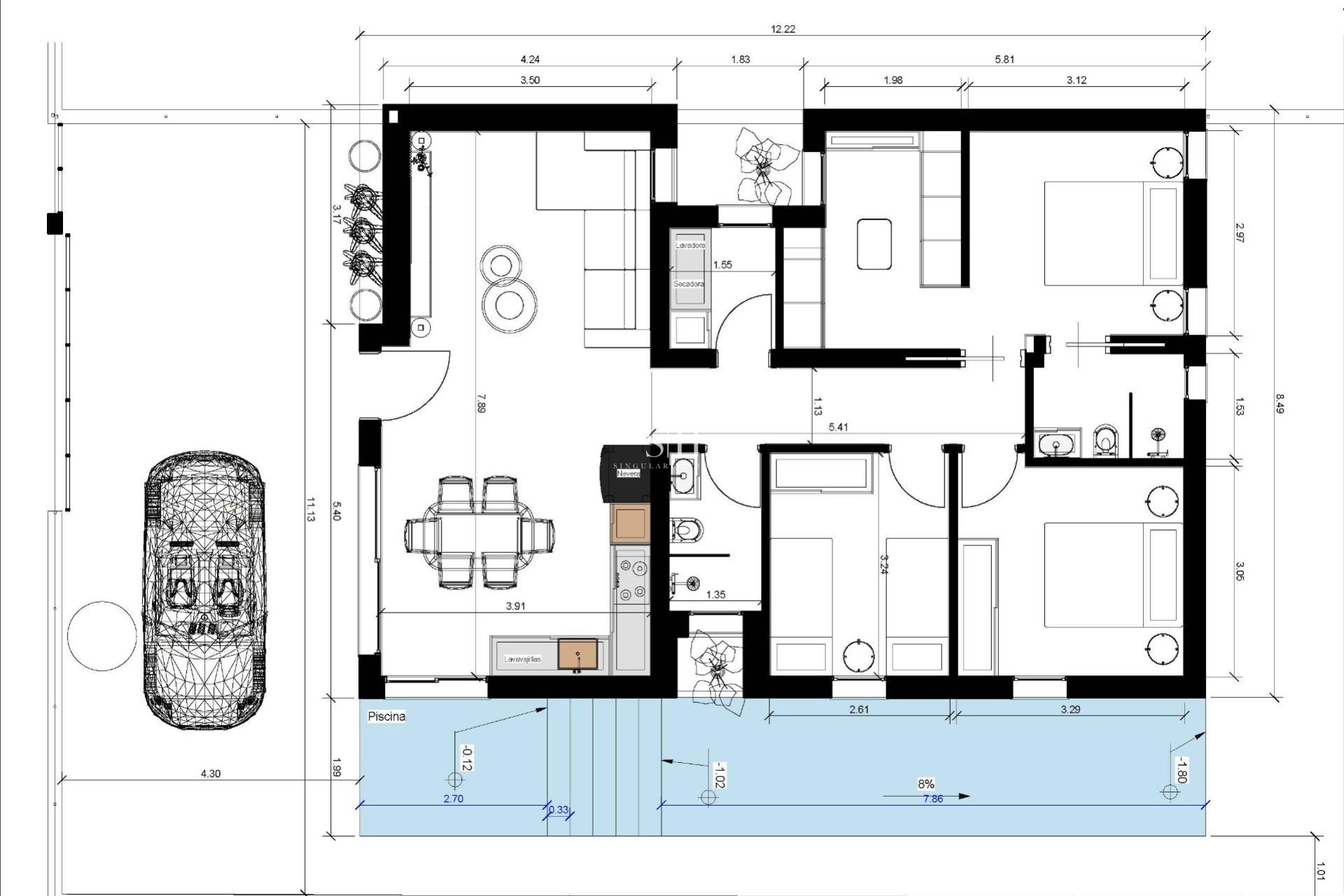 Obra nueva - Villa - Benijofar - Urb. Monteazul