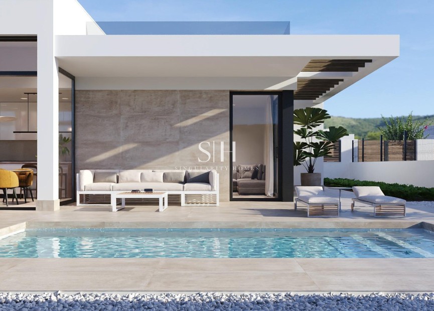 Obra nueva - Villa - Fuente Álamo - Hacienda del Alamo