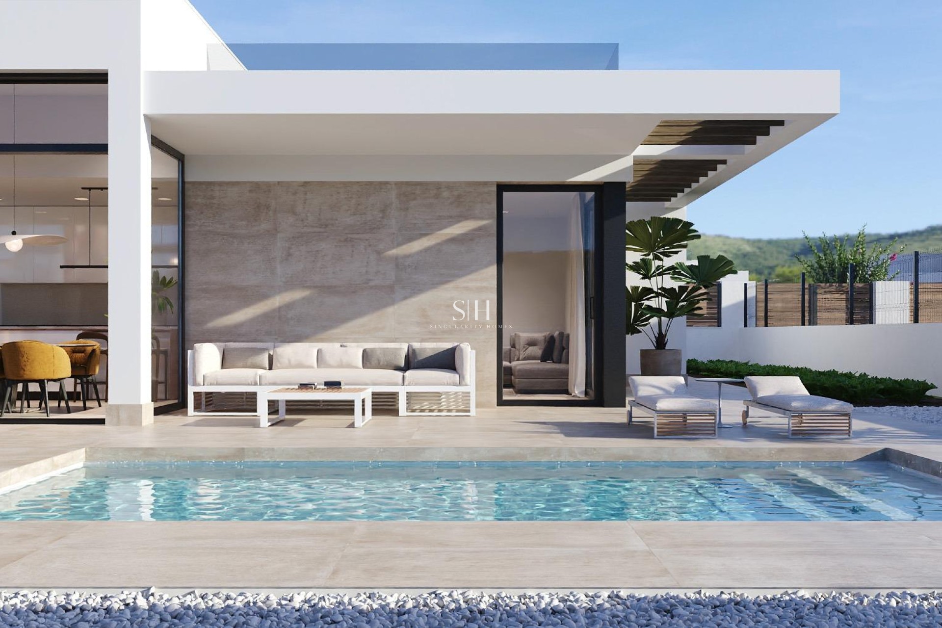 Obra nueva - Villa - Fuente Álamo - Hacienda del Alamo