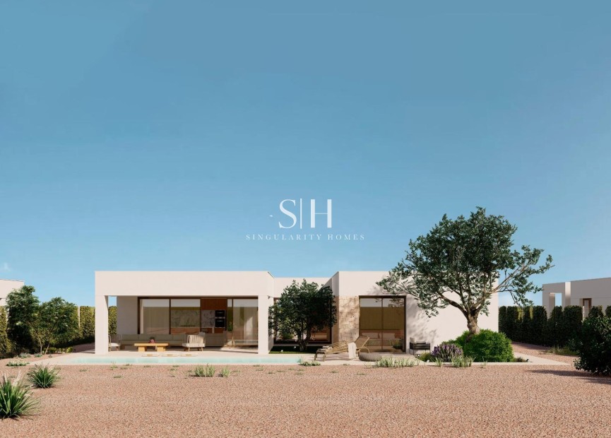 Obra nueva - Villa - Fuente Álamo - Hacienda del Alamo