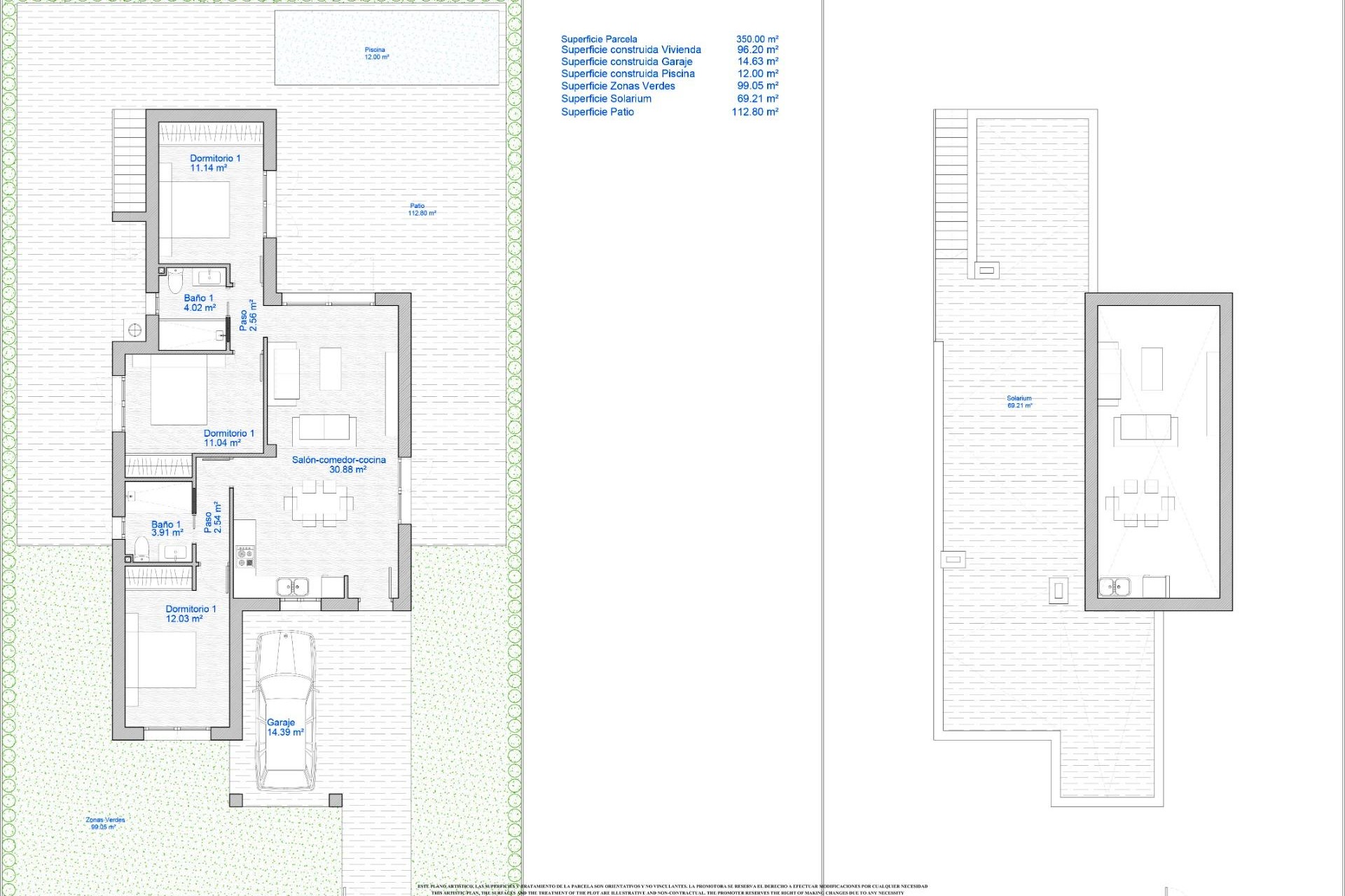 Obra nueva - Villa - Los Alcázares - Serena Golf