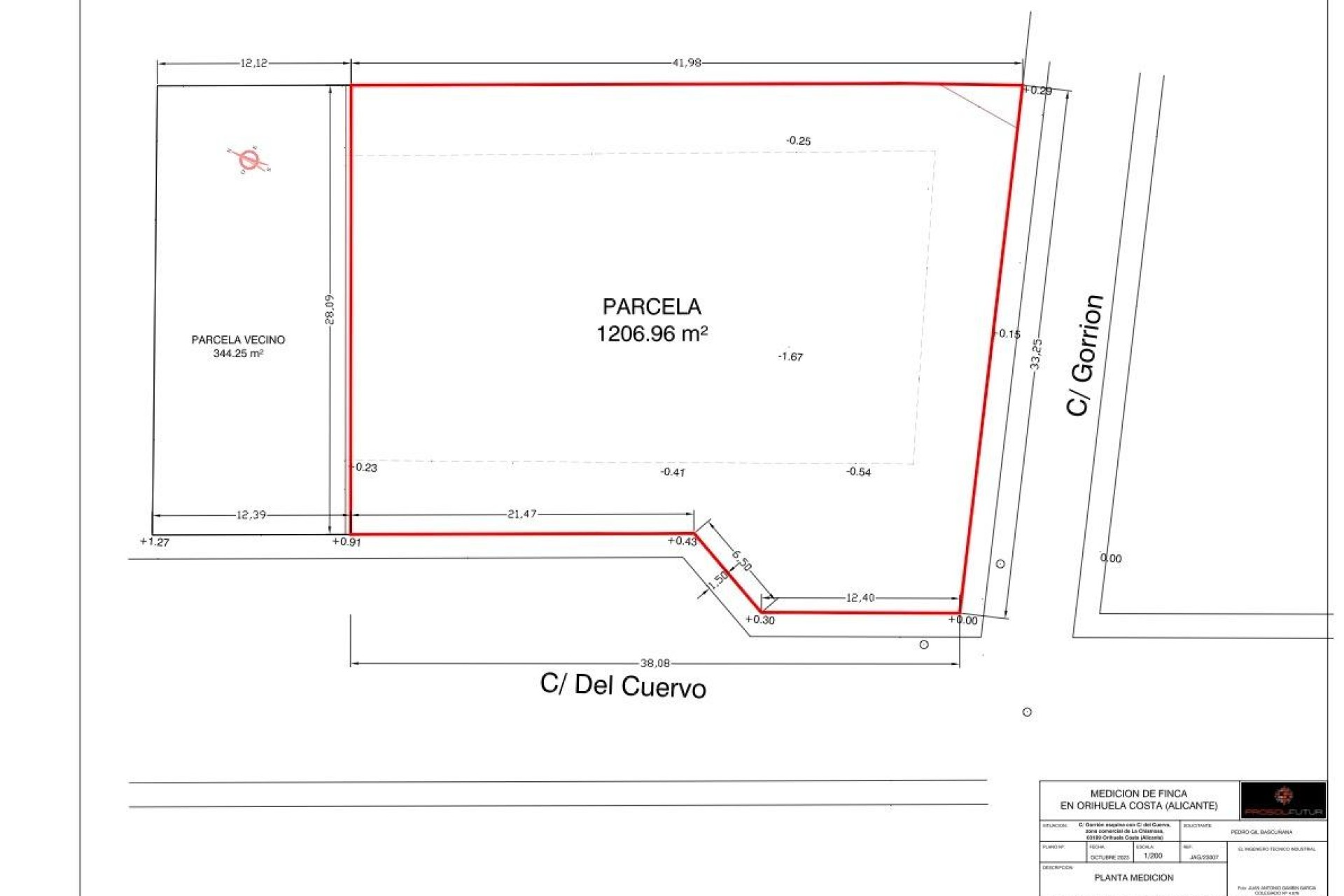 Resale - Plot - Orihuela Costa - La Florida