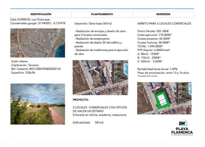 Reventa - Plot - Orihuela Costa - La Florida