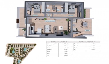 New Build - Bungalow - Torrevieja - Los balcones