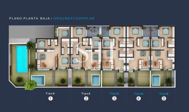 Nybyggnation - Bungalow - San Pedro del Pinatar - Los Pinos