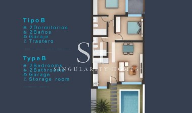 Nybyggnation - Bungalow - San Pedro del Pinatar - Los Pinos