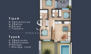 Nieuwbouw Woningen - Bungalow - San Pedro del Pinatar - Los Pinos