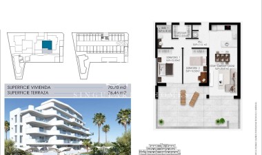 New Build - Apartment / flat - Pilar de la Horadada - Mil Palmeras