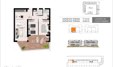 Neue Gebäude - Wohnung - Torrevieja - La siesta