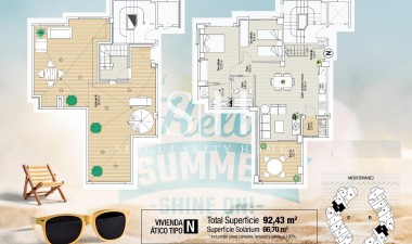 Nybyggnation - Lägenhet / lägenhet - La Manga del Mar Menor - La Manga