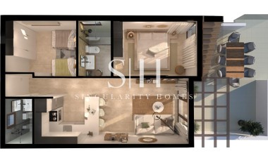 Nybyggnation - Lägenhet / lägenhet - Vera - Vera Playa