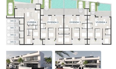 Nieuwbouw Woningen - Bungalow - San Pedro del Pinatar - Las Esperanzas