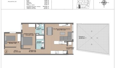 New Build - Penthouse - Algorfa - Pueblo