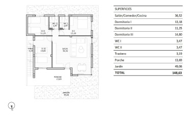 New Build - Bungalow - San Miguel de Salinas - Pueblo