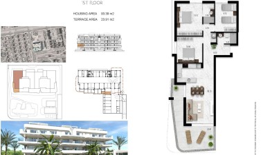 Nowy budynek - Mieszkanie w bloku - Orihuela Costa - Lomas de Cabo Roig