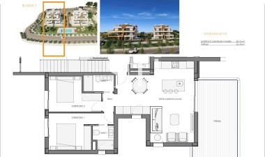New Build - Apartment / flat - Fuente Álamo - Hacienda del Alamo