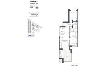 New Build - Apartment / flat - Los Alcázares - Serena Golf