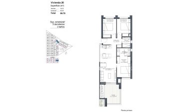 New Build - Apartment / flat - Los Alcázares - Serena Golf