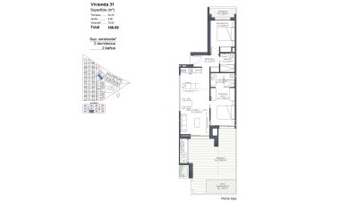 New Build - Apartment / flat - Los Alcázares - Serena Golf