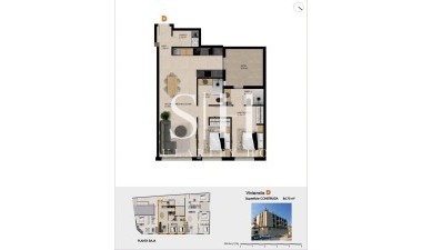 New Build - Apartment / flat - Catral - pueblo