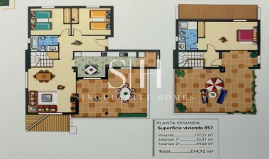 Resale - Apartment / flat - Las Ramblas Golf - Inland