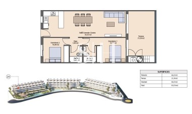 Новое здание - Квартира / квартира - Finestrat - Balcón De Finestrat