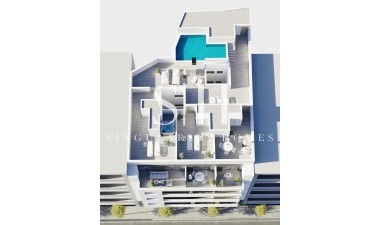 Nowy budynek - Mieszkanie w bloku - Torrevieja - Centro