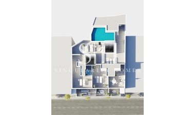 Nowy budynek - Mieszkanie w bloku - Torrevieja - Centro