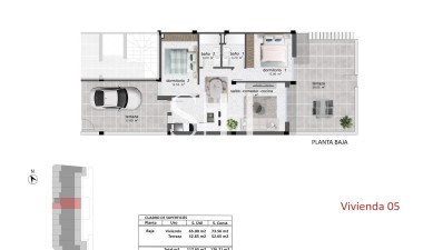 Nybyggnation - Bungalow - Pilar de la Horadada - pueblo