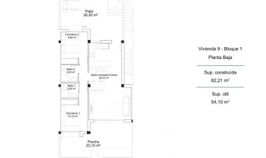 Nieuwbouw Woningen - Bungalow - Orihuela Costa - PAU 26