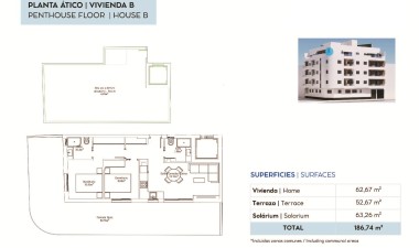 Nowy budynek - Mieszkanie w bloku - Torrevieja - pueblo