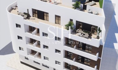 Nowy budynek - Mieszkanie w bloku - Torrevieja - pueblo