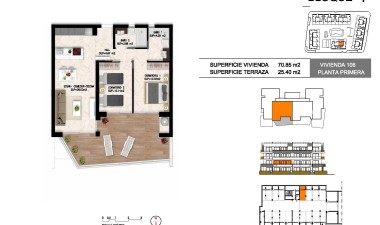 New Build - Apartment / flat - Orihuela Costa - Los Altos