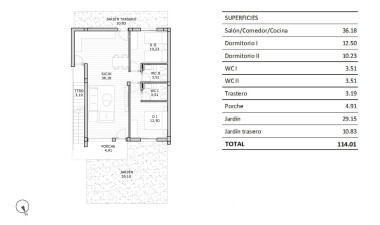 Obra nueva - Bungalow - San Miguel de Salinas - Pueblo