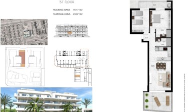 New Build - Apartment / flat - Orihuela Costa - Lomas de Cabo Roig